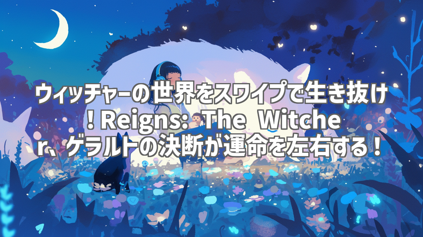 ウィッチャーの世界をスワイプで生き抜け！Reigns: The Witcher、ゲラルトの決断が運命を左右する！