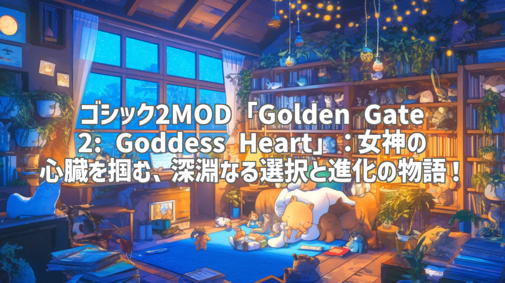 ゴシック2MOD「Golden Gate 2: Goddess Heart」：女神の心臓を掴む、深淵なる選択と進化の物語！
