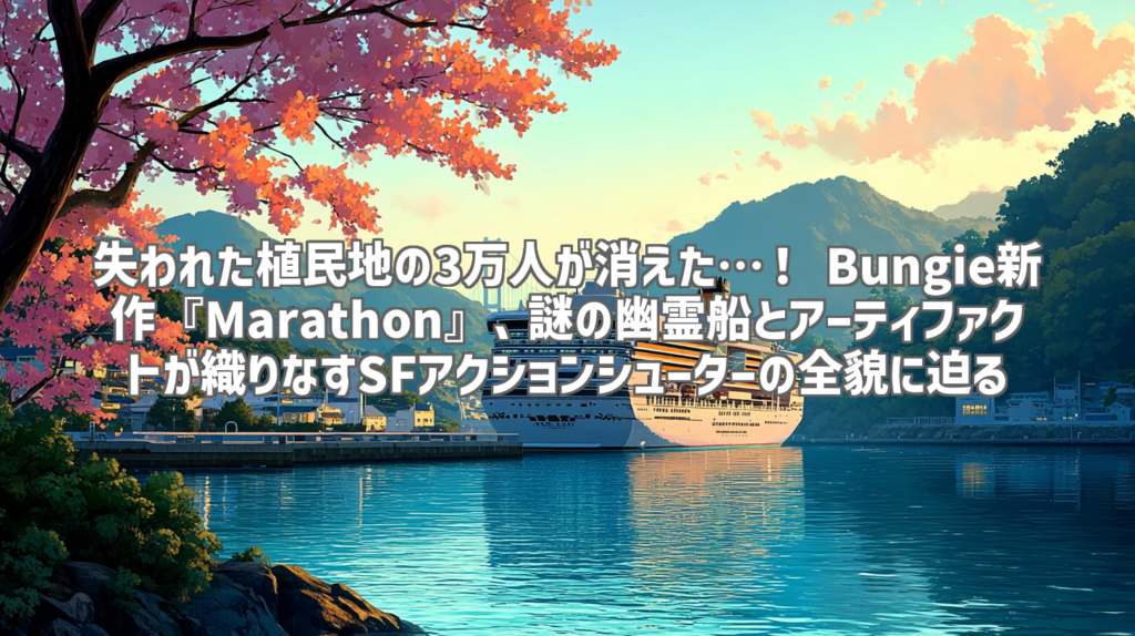 失われた植民地の3万人が消えた…！ Bungie新作『Marathon』、謎の幽霊船とアーティファクトが織りなすSFアクションシューターの全貌に迫る