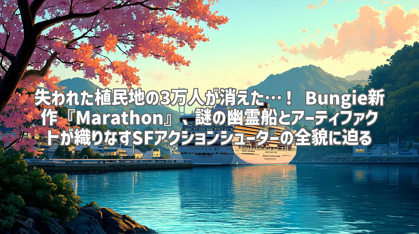 失われた植民地の3万人が消えた…！ Bungie新作『Marathon』、謎の幽霊船とアーティファクトが織りなすSFアクションシューターの全貌に迫る