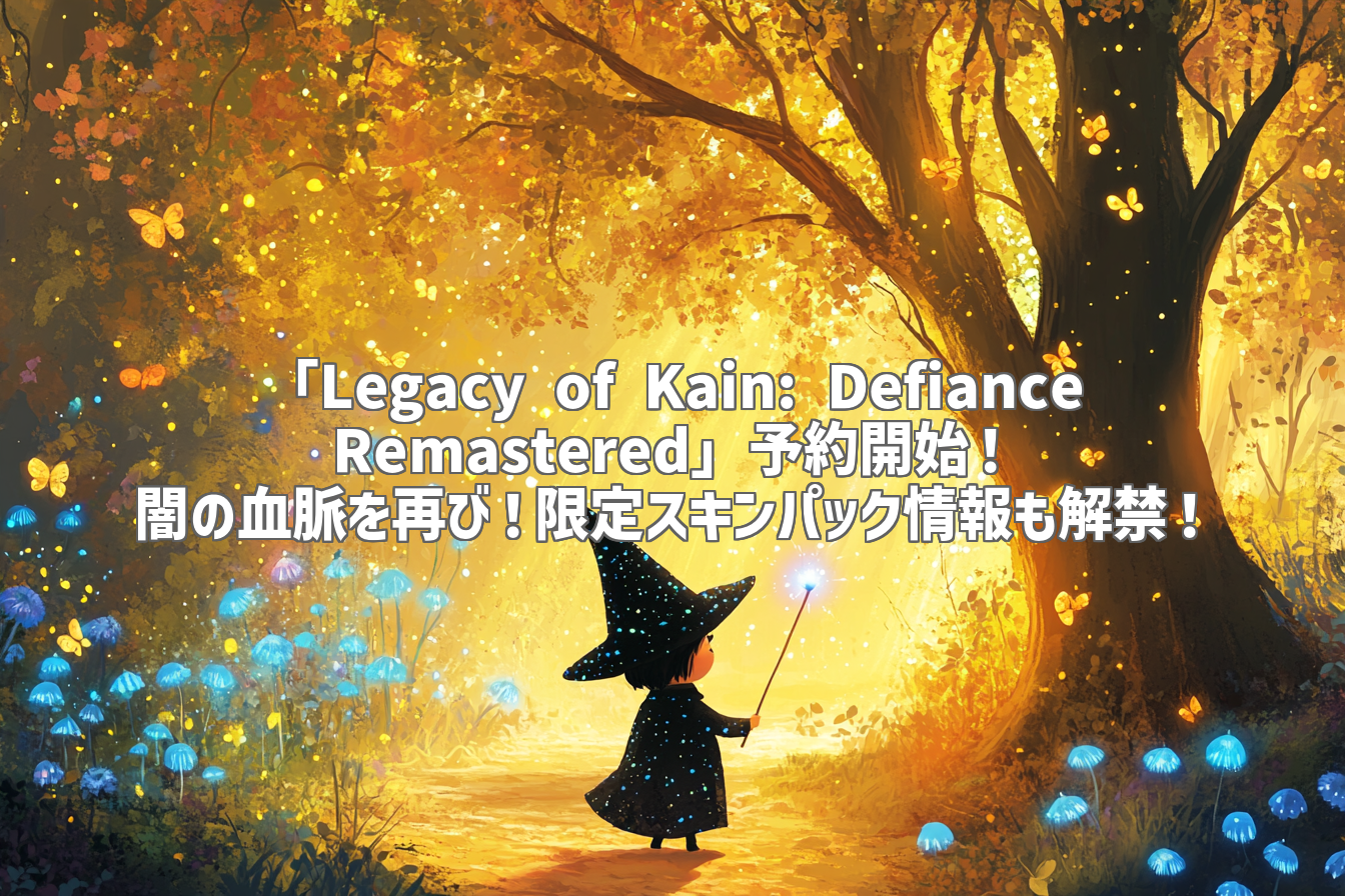 「Legacy of Kain: Defiance Remastered」予約開始！ 闇の血脈を再び！限定スキンパック情報も解禁！