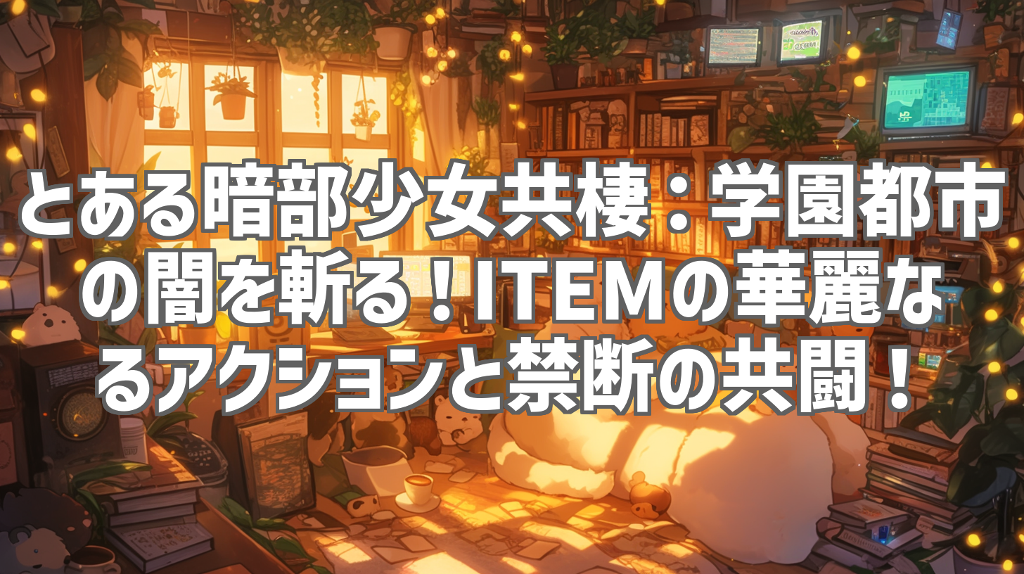 とある暗部少女共棲：学園都市の闇を斬る！ITEMの華麗なるアクションと禁断の共闘！