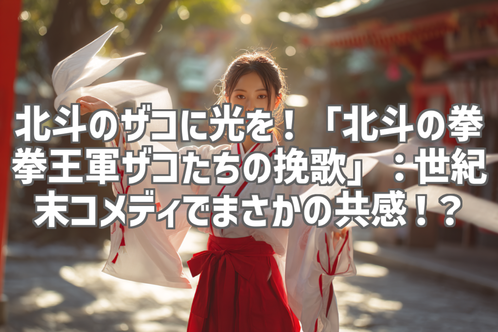 北斗のザコに光を！「北斗の拳 拳王軍ザコたちの挽歌」：世紀末コメディでまさかの共感！？