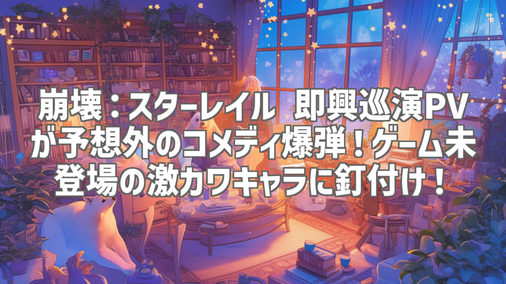 崩壊：スターレイル 即興巡演PVが予想外のコメディ爆弾！ゲーム未登場の激カワキャラに釘付け！
