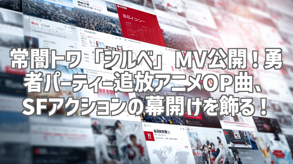 常闇トワ「シルベ」MV公開！勇者パーティー追放アニメOP曲、SFアクションの幕開けを飾る！