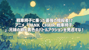 戦車椅子に乗った最強の暗殺者!? アニメ「TANK CHAIR-戦車椅子-」兄妹の絆と異色のバトルアクションを見逃すな！