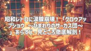 昭和レトロに涙腺崩壊！「グロウアップショウ ～ひまわりのサーカス団～」あらすじ・見どころ徹底解剖！