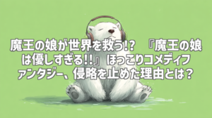 魔王の娘が世界を救う!? 『魔王の娘は優しすぎる!!』ほっこりコメディファンタジー、侵略を止めた理由とは？