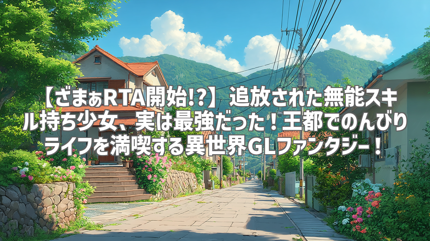 【ざまぁRTA開始!?】追放された無能スキル持ち少女、実は最強だった!王都でのんびりライフを満喫する異世界GLファンタジー!