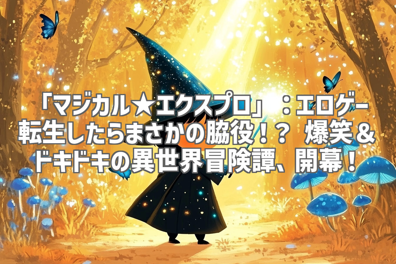 「マジカル★エクスプロ」：エロゲー転生したらまさかの脇役！？ 爆笑＆ドキドキの異世界冒険譚、開幕！