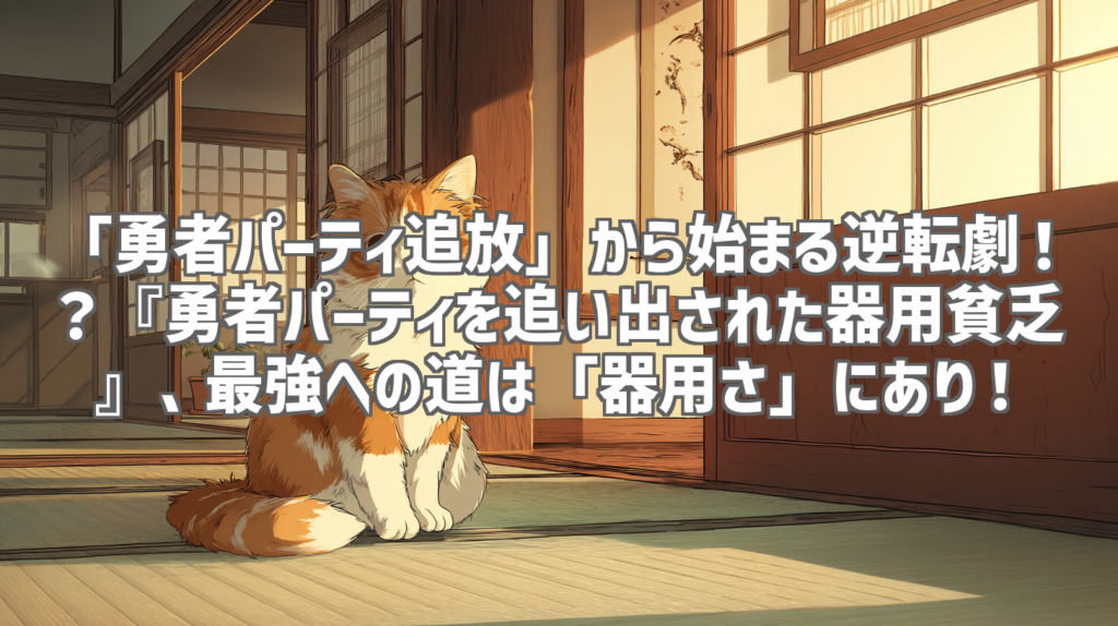 「勇者パーティ追放」から始まる逆転劇！？『勇者パーティを追い出された器用貧乏』、最強への道は「器用さ」にあり！