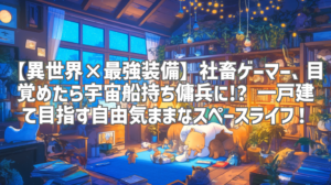 【異世界×最強装備】社畜ゲーマー、目覚めたら宇宙船持ち傭兵に!? 一戸建て目指す自由気ままなスペースライフ！