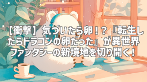 【衝撃】気づいたら卵！？『転生したらドラゴンの卵だった』が異世界ファンタジーの新境地を切り開く！