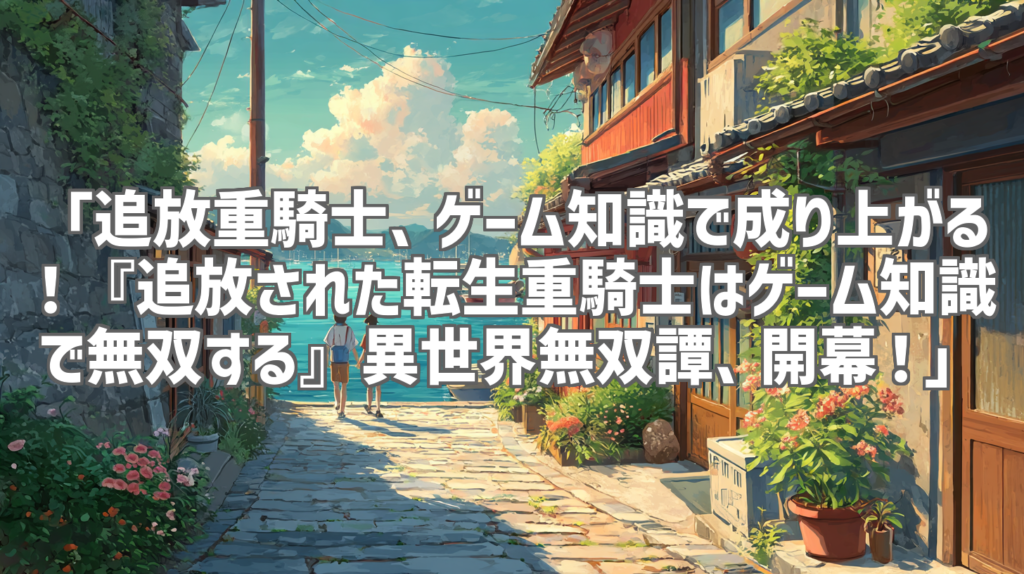 「追放重騎士、ゲーム知識で成り上がる！『追放された転生重騎士はゲーム知識で無双する』異世界無双譚、開幕！」