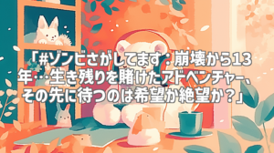 「#ゾンビさがしてます：崩壊から13年…生き残りを賭けたアドベンチャー、その先に待つのは希望か絶望か？」