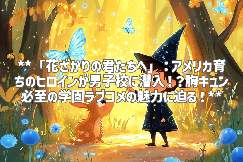 **「花ざかりの君たちへ」：アメリカ育ちのヒロインが男子校に潜入！？胸キュン必至の学園ラブコメの魅力に迫る！**