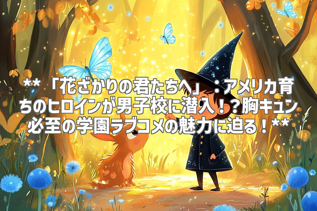 **「花ざかりの君たちへ」:アメリカ育ちのヒロインが男子校に潜入!?胸キュン必至の学園ラブコメの魅力に迫る!**