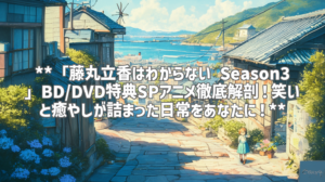 **「藤丸立香はわからない Season3」BD/DVD特典SPアニメ徹底解剖！笑いと癒やしが詰まった日常をあなたに！**
