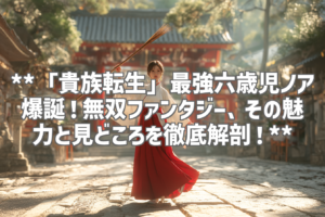 **「貴族転生」最強六歳児ノア爆誕！無双ファンタジー、その魅力と見どころを徹底解剖！**