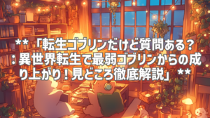 **「転生ゴブリンだけど質問ある？：異世界転生で最弱ゴブリンからの成り上がり！見どころ徹底解説」**