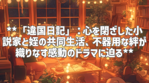 **「違国日記」：心を閉ざした小説家と姪の共同生活、不器用な絆が織りなす感動のドラマに迫る**