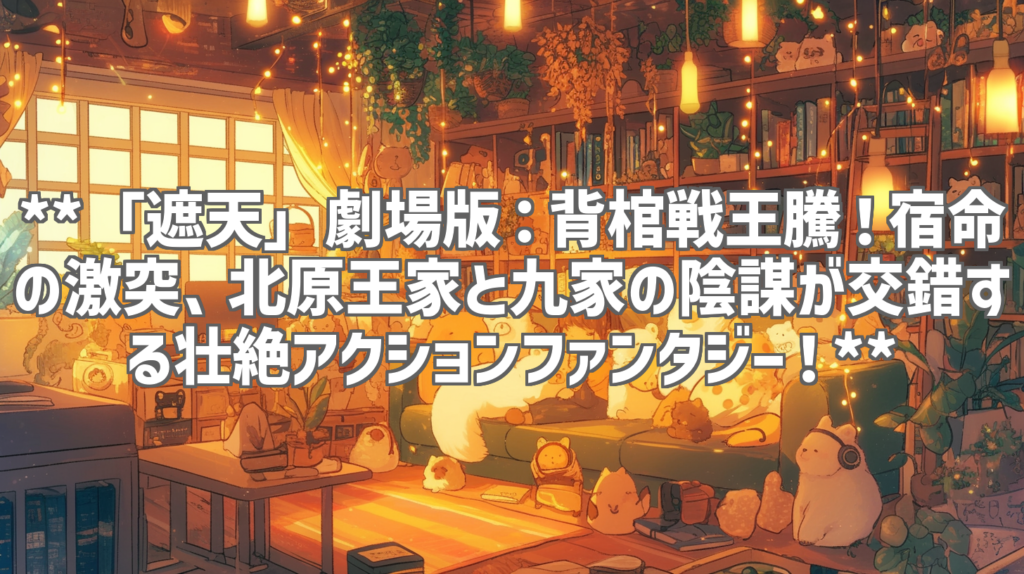 **「遮天」劇場版：背棺戦王騰！宿命の激突、北原王家と九家の陰謀が交錯する壮絶アクションファンタジー！**
