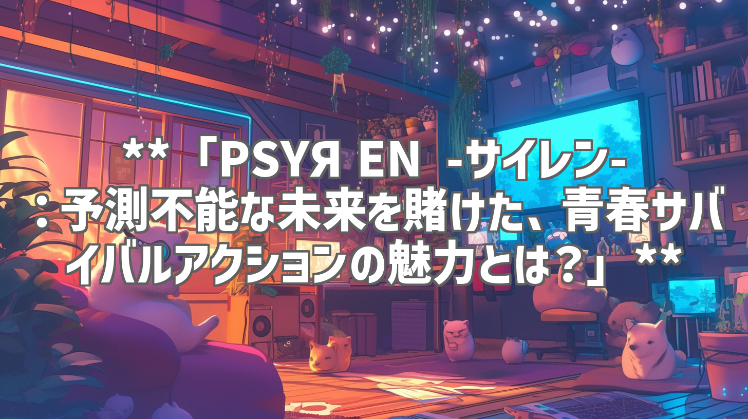 **「PSYЯEN -サイレン-：予測不能な未来を賭けた、青春サバイバルアクションの魅力とは？」**