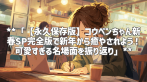**「【永久保存版】コウペンちゃん新春SP完全版で新年から癒やされよう！可愛すぎる名場面を振り返り」**