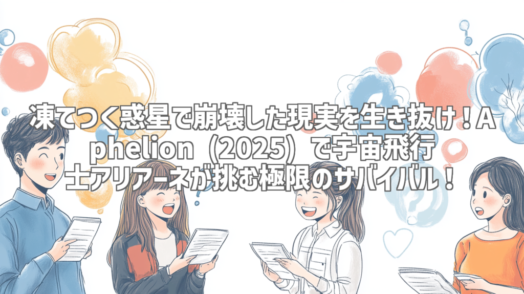 凍てつく惑星で崩壊した現実を生き抜け！Aphelion (2025) で宇宙飛行士アリアーネが挑む極限のサバイバル！