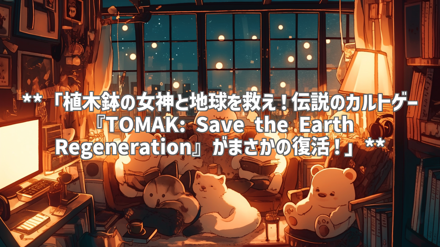 **「植木鉢の女神と地球を救え!伝説のカルトゲー『TOMAK: Save the Earth Regeneration』がまさかの復活!」**