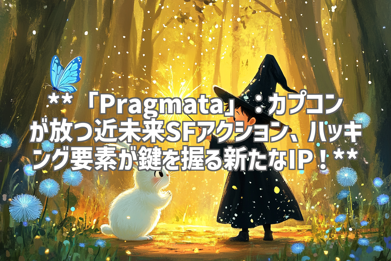 **「Pragmata」：カプコンが放つ近未来SFアクション、ハッキング要素が鍵を握る新たなIP！**