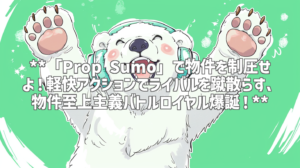 **「Prop Sumo」で物件を制圧せよ！軽快アクションでライバルを蹴散らす、物件至上主義バトルロイヤル爆誕！**