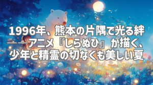 1996年、熊本の片隅で光る絆――アニメ『しらぬひ』が描く、少年と精霊の切なくも美しい夏