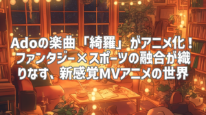 Adoの楽曲「綺羅」がアニメ化！ファンタジー×スポーツの融合が織りなす、新感覚MVアニメの世界