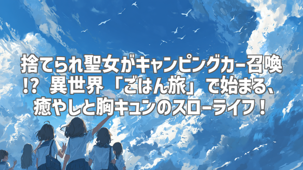 捨てられ聖女がキャンピングカー召喚!? 異世界「ごはん旅」で始まる、癒やしと胸キュンのスローライフ！