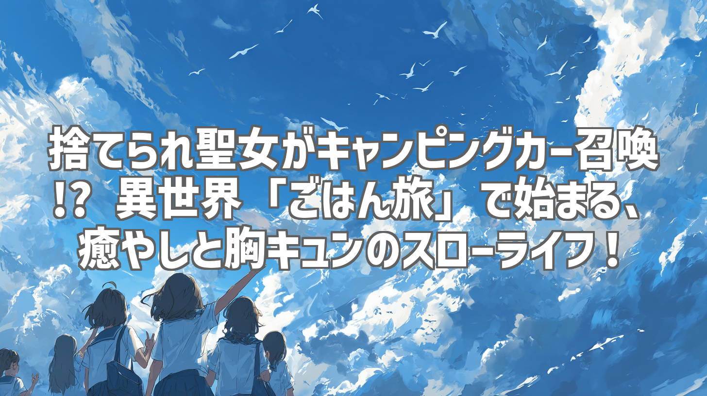 捨てられ聖女がキャンピングカー召喚!? 異世界「ごはん旅」で始まる、癒やしと胸キュンのスローライフ！