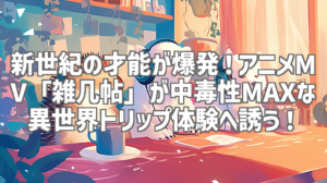 新世紀の才能が爆発！アニメMV「雑几帖」が中毒性MAXな異世界トリップ体験へ誘う！