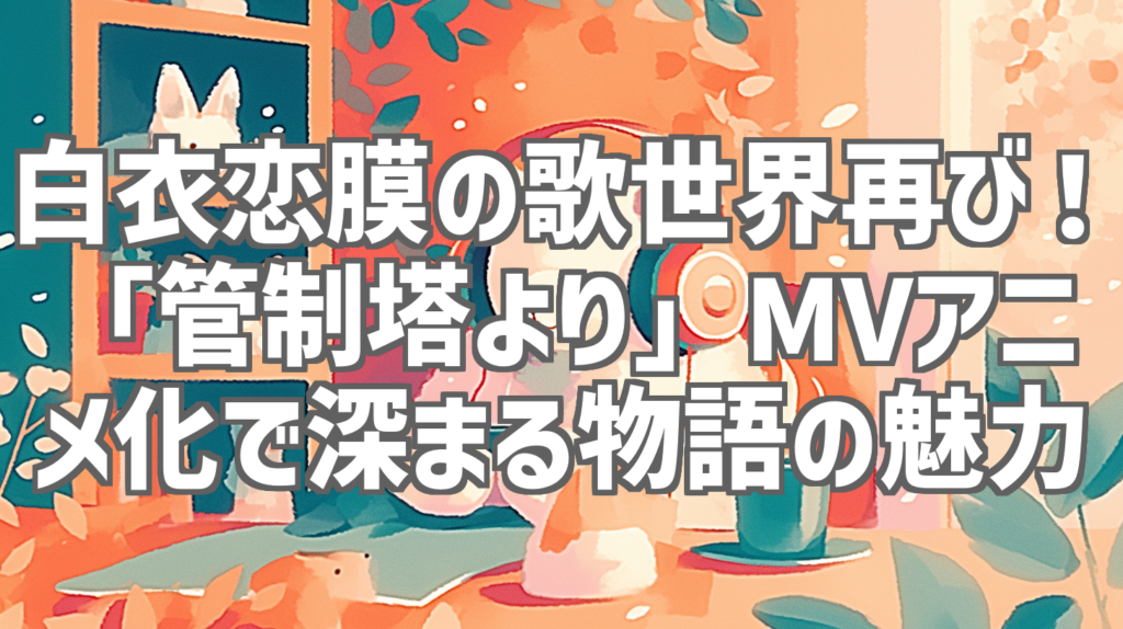 白衣恋膜の歌世界再び！「管制塔より」MVアニメ化で深まる物語の魅力