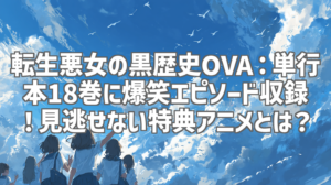 転生悪女の黒歴史OVA：単行本18巻に爆笑エピソード収録！見逃せない特典アニメとは？