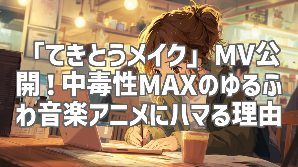 「てきとうメイク」MV公開！中毒性MAXのゆるふわ音楽アニメにハマる理由