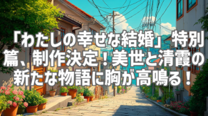「わたしの幸せな結婚」特別篇、制作決定！美世と清霞の新たな物語に胸が高鳴る！