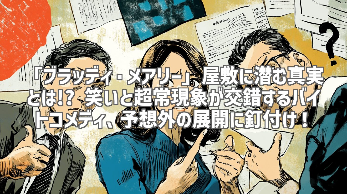 「ブラッディ・メアリー」屋敷に潜む真実とは!? 笑いと超常現象が交錯するバイトコメディ、予想外の展開に釘付け！