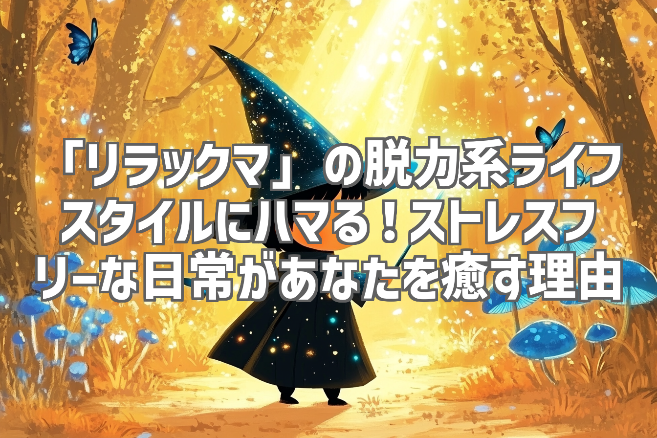 「リラックマ」の脱力系ライフスタイルにハマる！ストレスフリーな日常があなたを癒す理由