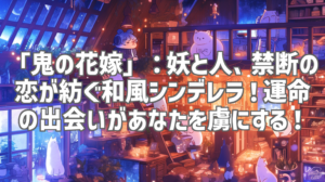「鬼の花嫁」：妖と人、禁断の恋が紡ぐ和風シンデレラ！運命の出会いがあなたを虜にする！