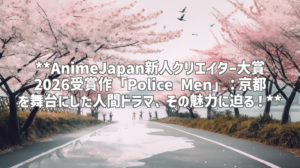 **AnimeJapan新人クリエイター大賞2026受賞作「Police Men」：京都を舞台にした人間ドラマ、その魅力に迫る！**