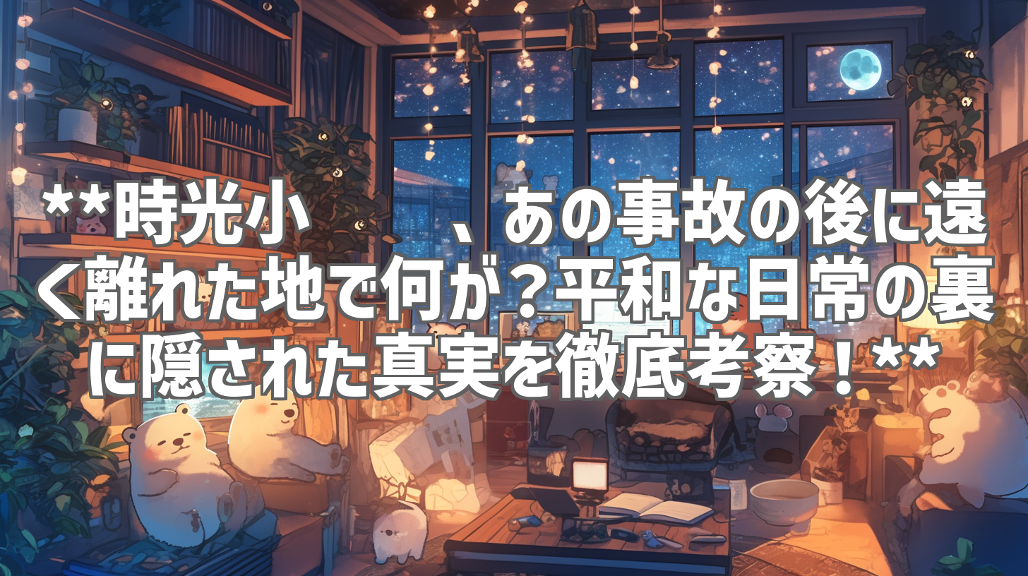 **時光小剧场、あの事故の後に遠く離れた地で何が？平和な日常の裏に隠された真実を徹底考察！**