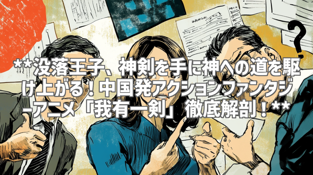 **没落王子、神剣を手に神への道を駆け上がる！中国発アクションファンタジーアニメ「我有一剣」徹底解剖！**