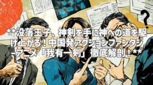 **没落王子、神剣を手に神への道を駆け上がる！中国発アクションファンタジーアニメ「我有一剣」徹底解剖！**