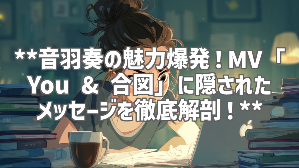 **音羽奏の魅力爆発！MV「You & 合図」に隠されたメッセージを徹底解剖！**