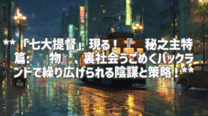 **「七大提督」現る！『诡秘之主特别篇: 猎物』、裏社会うごめくバックランドで繰り広げられる陰謀と策略！**